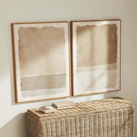 NEUTRAL TONE SET OF 2 CANVAS - C Luxe Design Co.